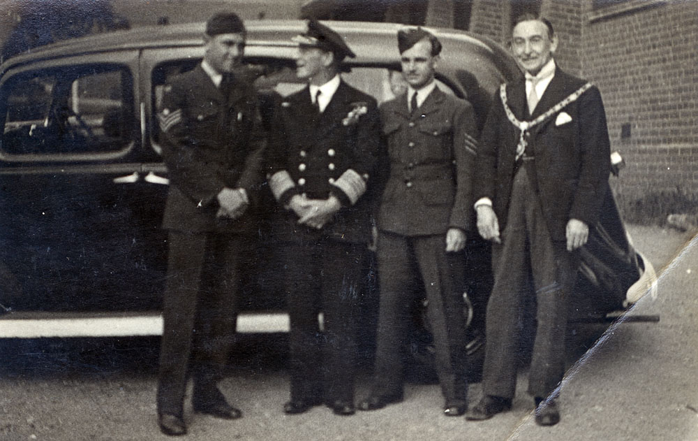 Sergeant Trevor Jones of Redbank Plains, Ipswich during World War II in England, 1945