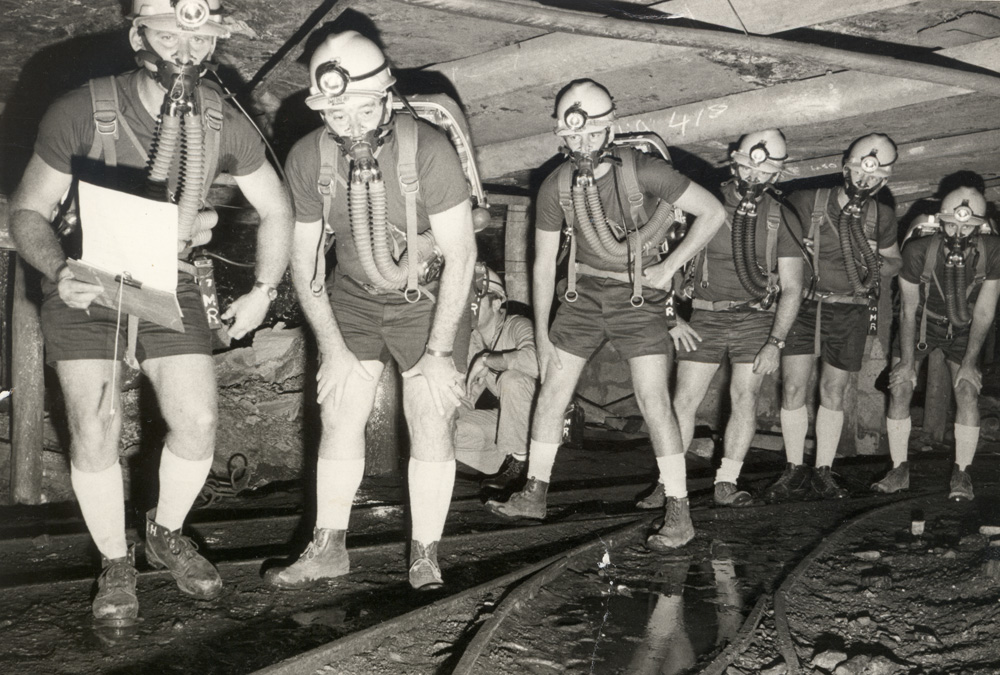 Ipswich Mines Rescue Team, Rosewood, 1960s