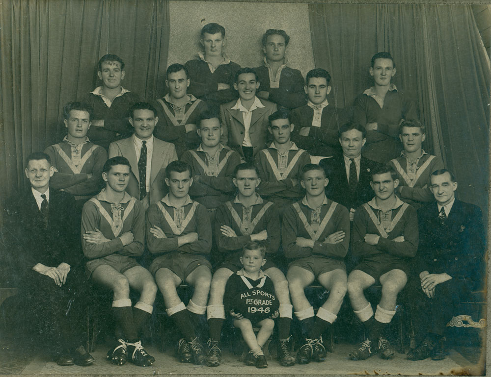 Ipswich &amp; West Moreton Rugby League All Sports Football Club, First Grade Semi Finals, Ipswich, 1946