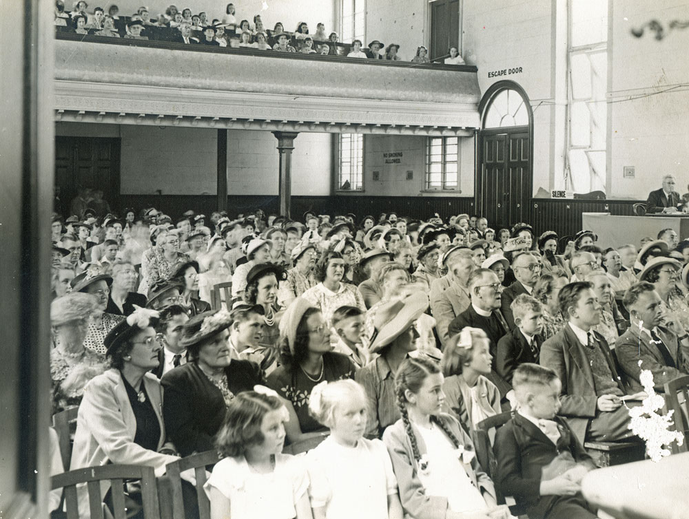 Eisteddfod audience at Ipswich Town Hall, Ipswich, 9 September 1949