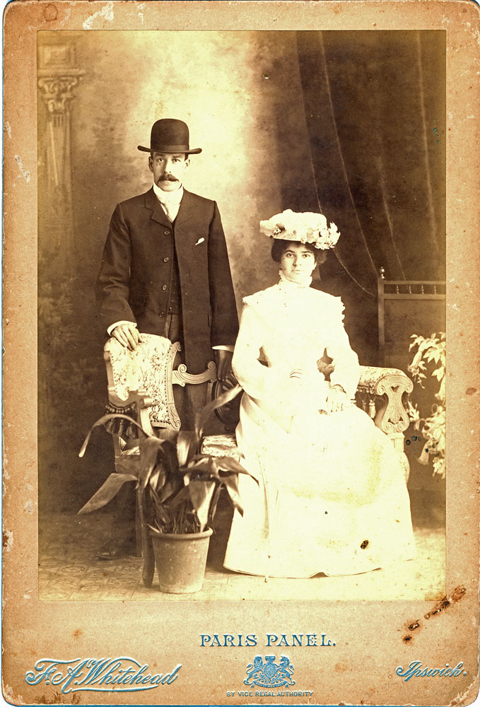Samuel and Clara Turner (nee Elliott), Ipswich, 1903