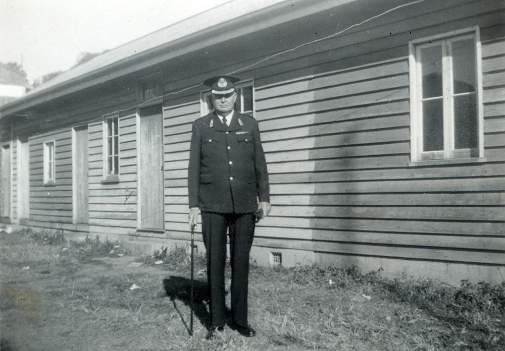 Police Inspector George Stolz in Ipswich, c.1957