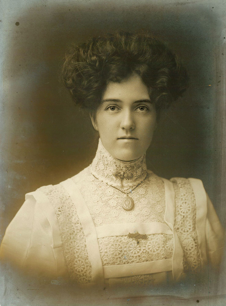 Portrait of Jane Mary Flaberty, nee O'Mara, Brisbane, c.1880