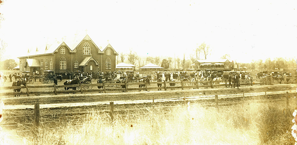 St Brigid's Catholic Church new building, Rosewood, Ipswich, 1910