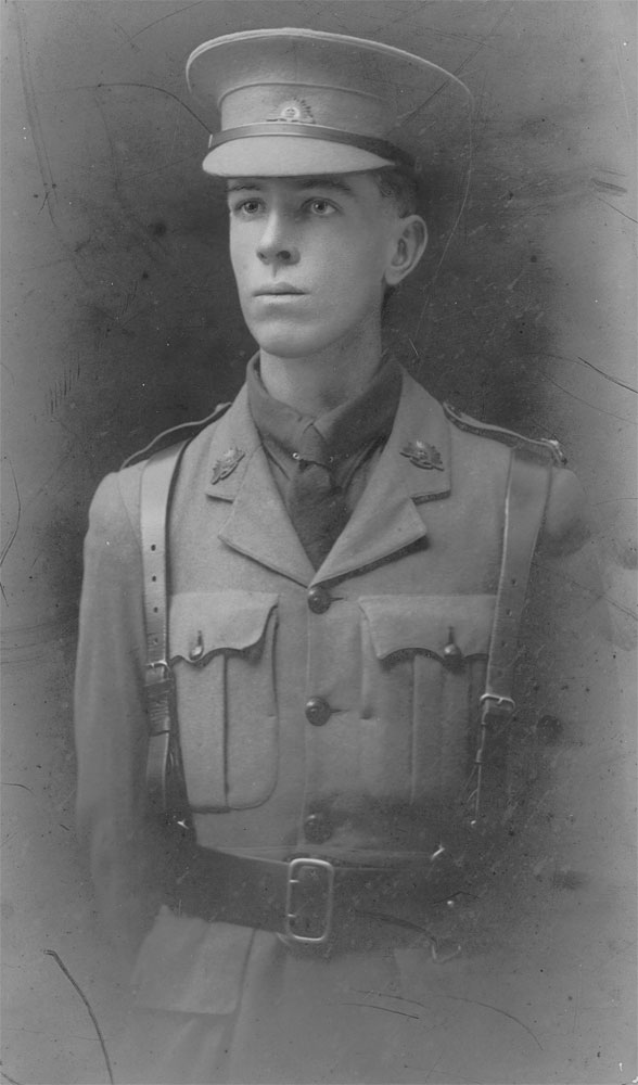 Captain Arthur Warren, portrait, 9th Infantry Battalion, Ipswich, 1915