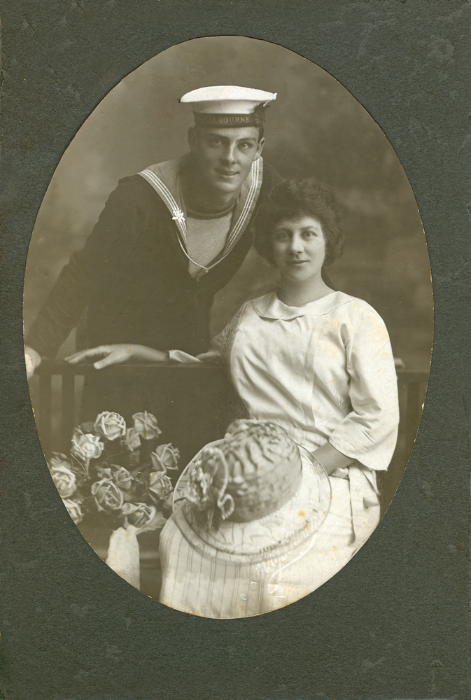 Wedding portrait of Mary Margaret Surawski and John (Jack) Avery, 1923