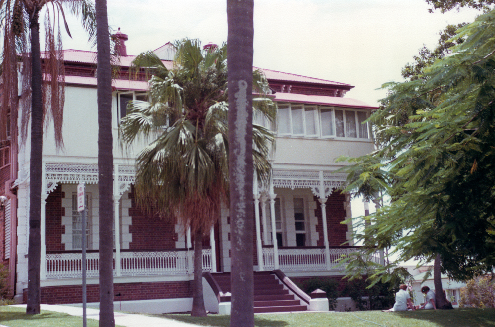 A. E. Wilcox building east facade, Ipswich General Hospital, Ipswich, c.1970