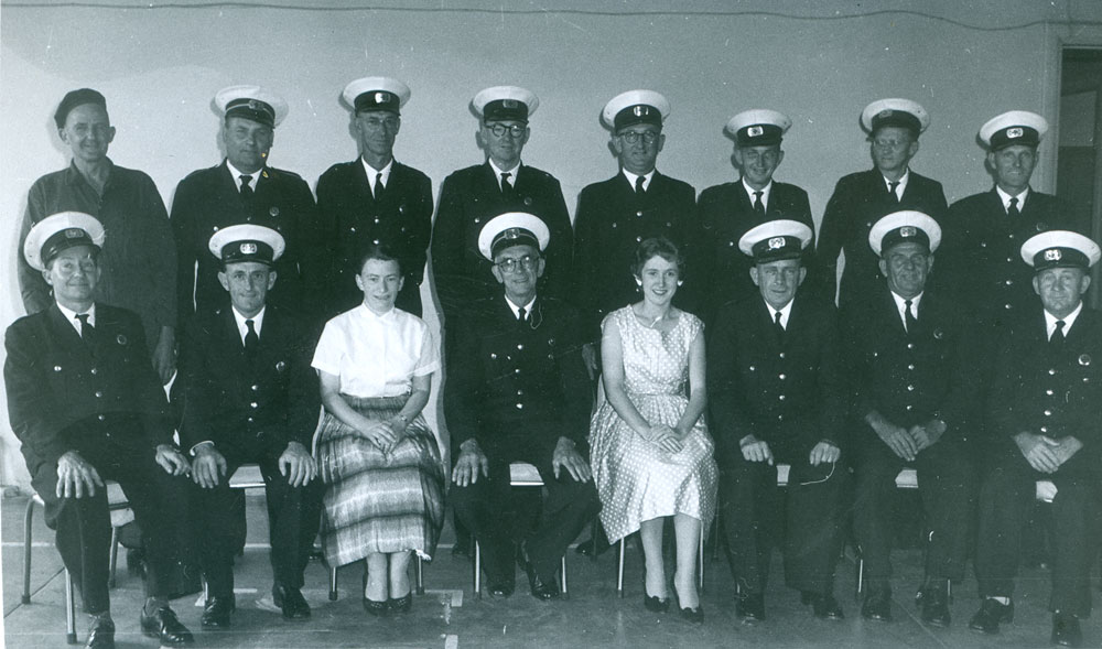 Staff of Queensland Ambulance Service, North Ipswich, November 1959