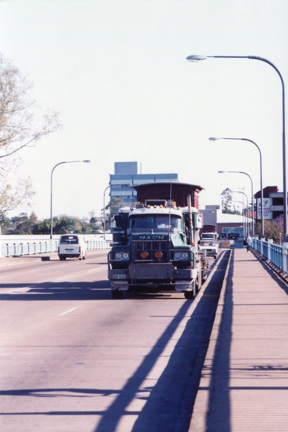 Puffing Billy train - relocation from Queens Park, 1997