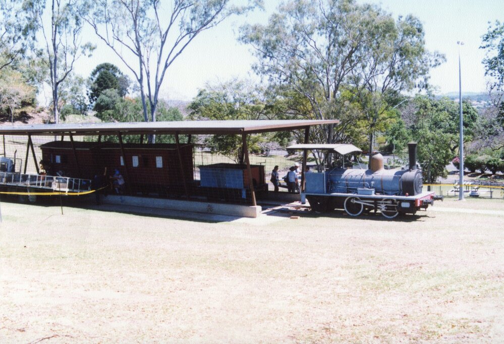 Puffing Billy train - relocation from Queens Park, 1997