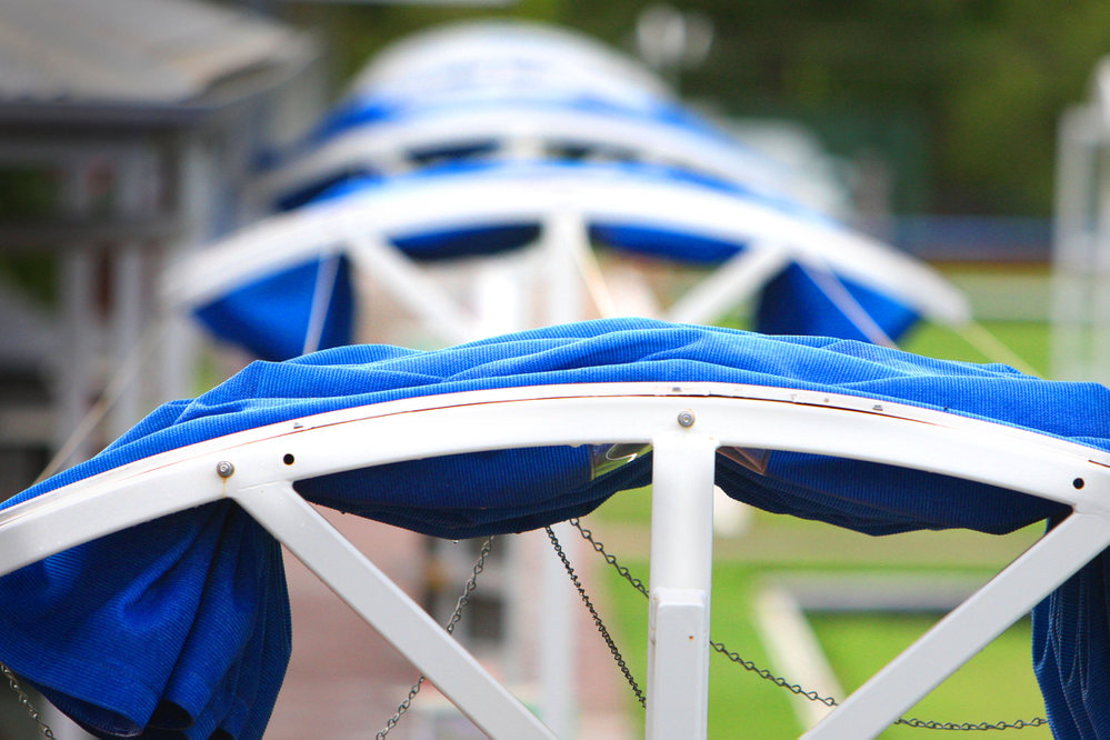 Outdoor sliding shade cloths at the Swifts Leagues Club, Booval, January 2008 