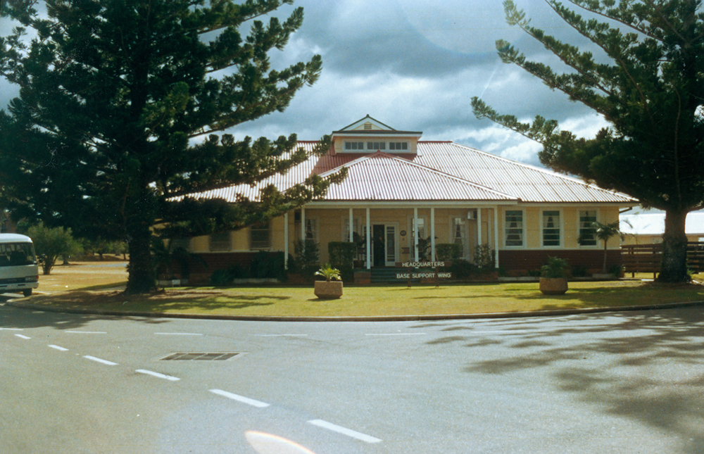 RAAF Base, original Base Commander's office, Amberley, 1991