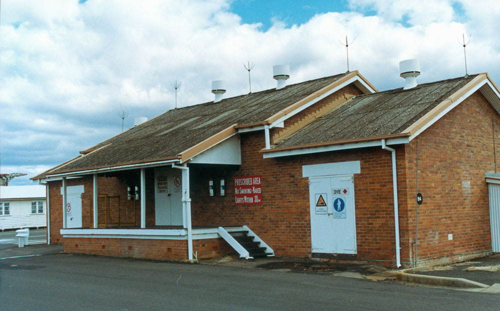 RAAF Base, inflammable liquid store, Amberley, 1991