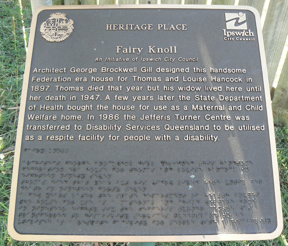Historical Marker, Fairy Knoll, Whitehill Road No 105, Eastern Heights