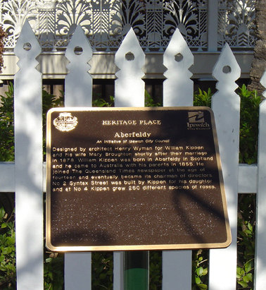 Historical Marker, Aberfeldy, Syntax Street No 3, Sadliers Crossing