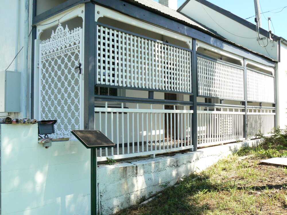 Historical Marker, Baileys Cottage, Challinor Street No 22, Sadliers Crossing