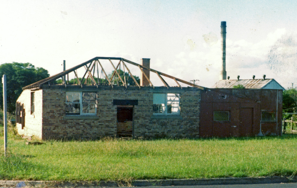 Remains of Price's Bakehouse, cnr Cook &amp; Railway Streets, Booval, Ipswich, 1985
