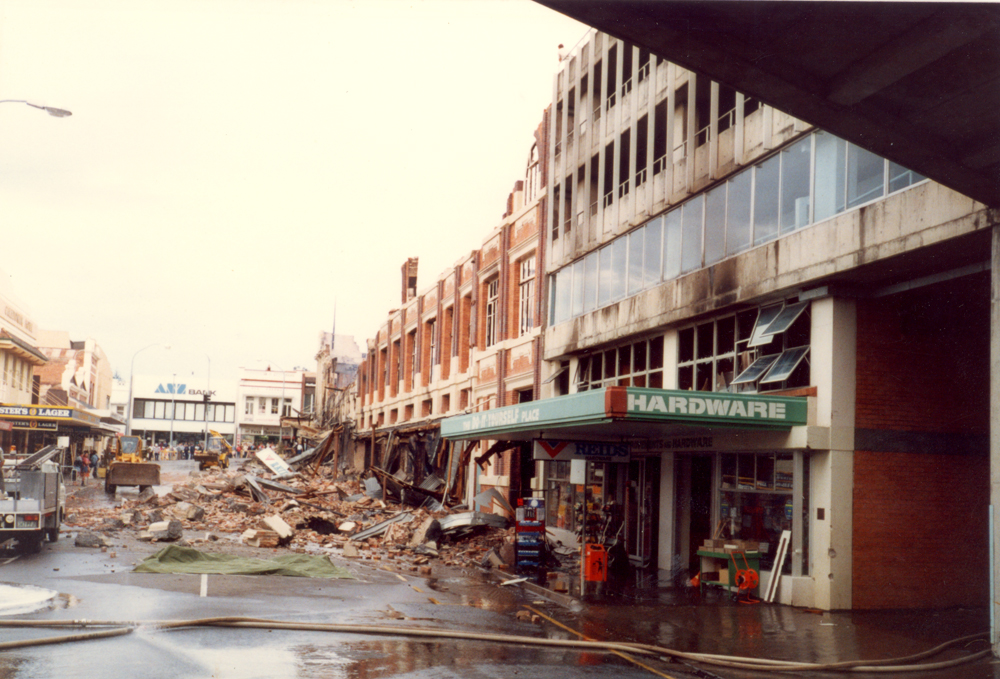 Reid's fire debris, Ipswich, August 1985