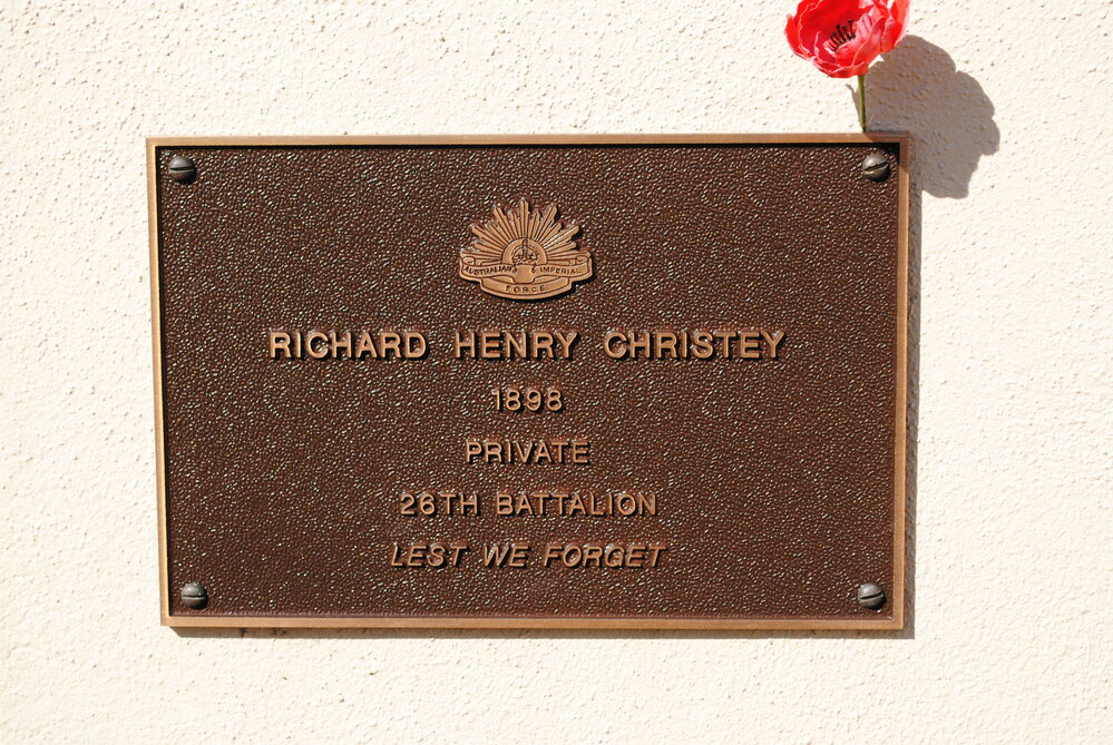 Richard Henry Christey, Ipswich General Cemetery, Ipswich, 2010