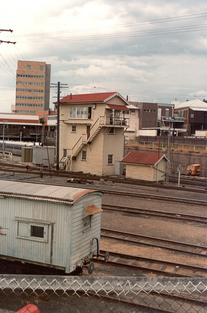 Signal box, Ipswich railway, c.1985