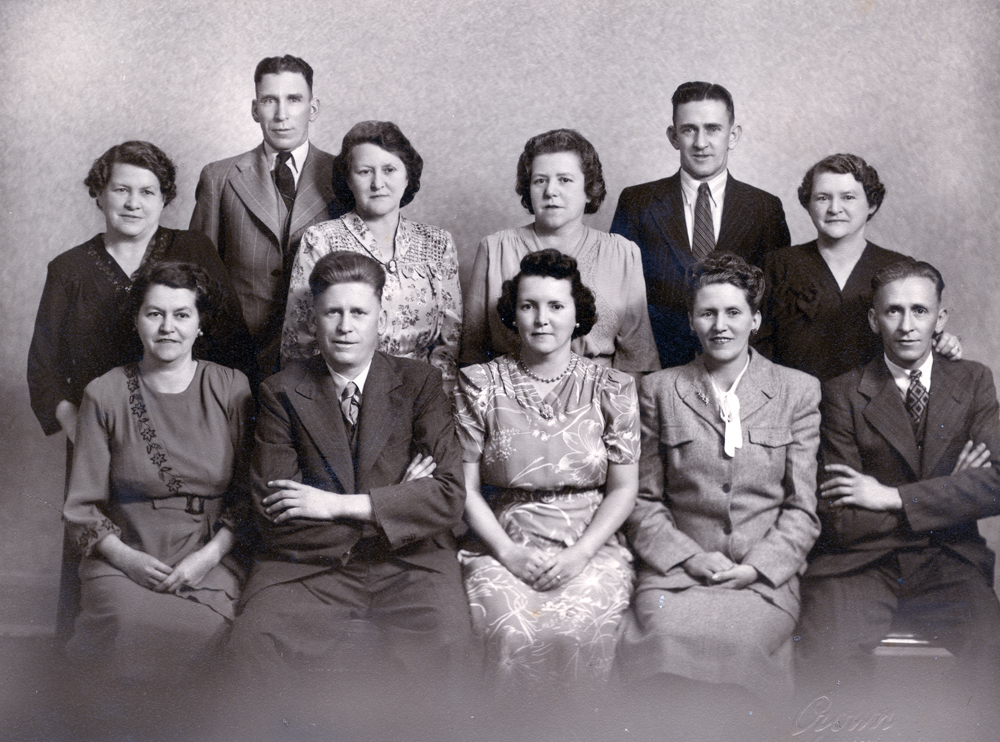 Bavister family, originally from Dinmore, Ipswich, 1951
