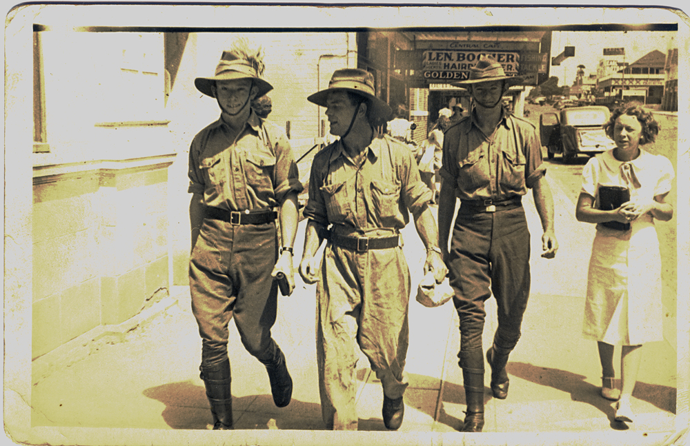 Members of the Light Horse Regiment from Rosewood, on leave, 1939-1945