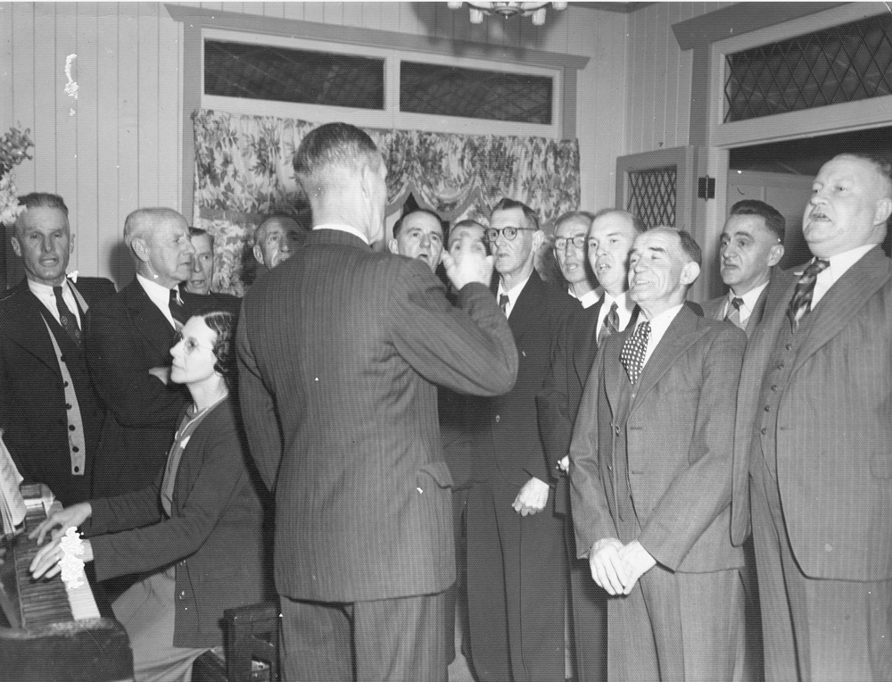 Silkstone Apollo Club reunion, Ipswich, 1949