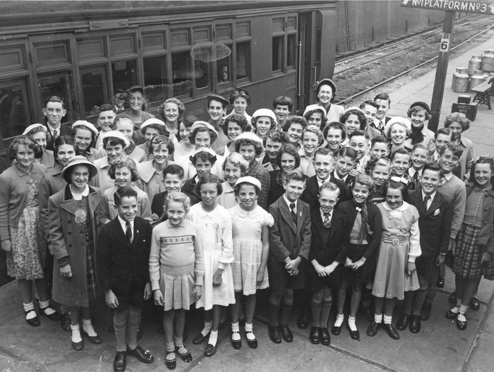 Junior Cambrian Choir, Ipswich, 1954