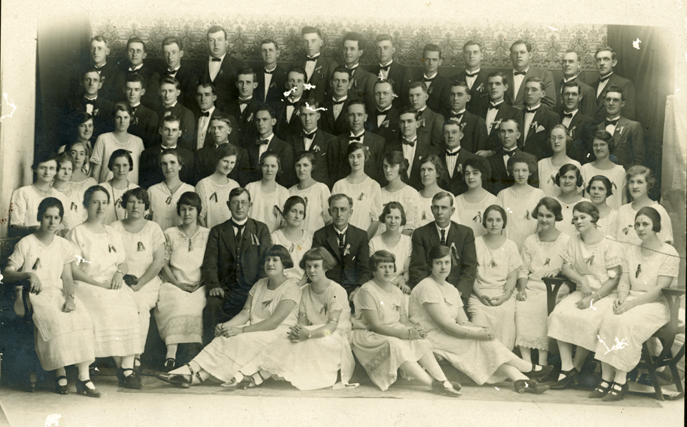Ipswich group Silkstone Booval Choral Union, Toowoomba, 1925