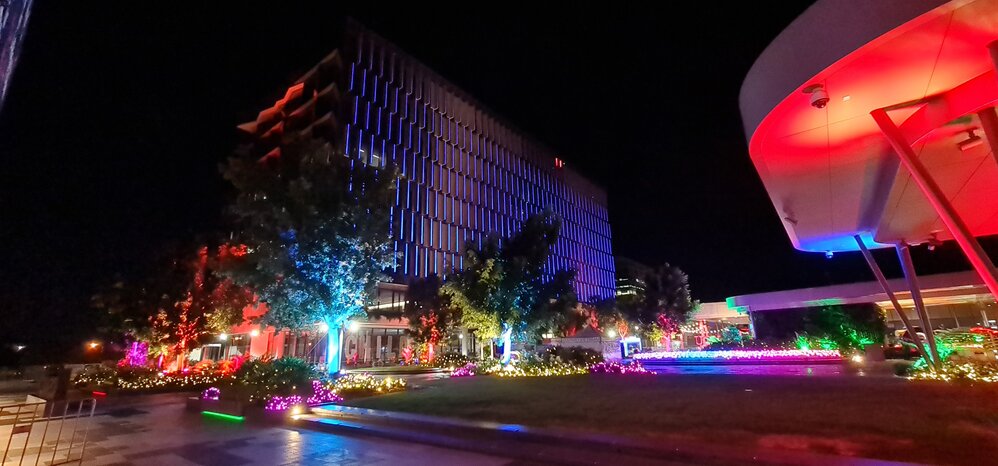 1 Nicholas Street lights: St Nicholas Precinct, Nicholas Street Precinct &amp; Tulmur Place, Ipswich, 2021