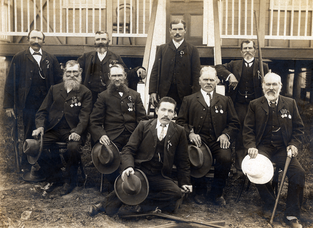Franco Prussian war veterans, Marburg, Ipswich, c.1907