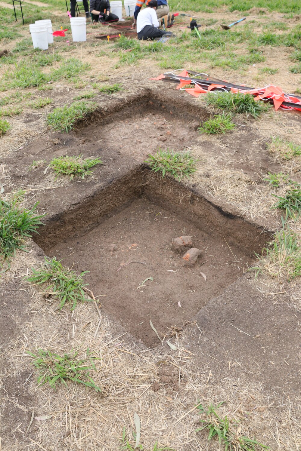 Archaeological dig at the site of the former Bremer Mills, Bundamba, 2021