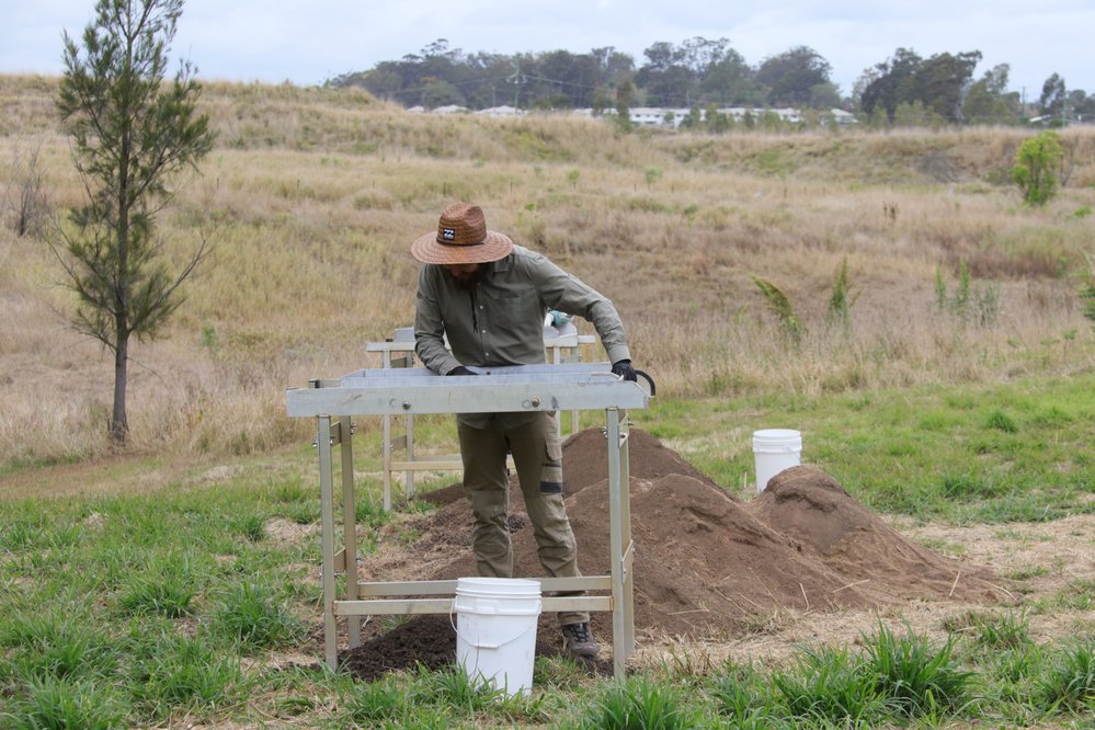 Archaeological dig at the site of the former Bremer Mills, Bundamba, 2021