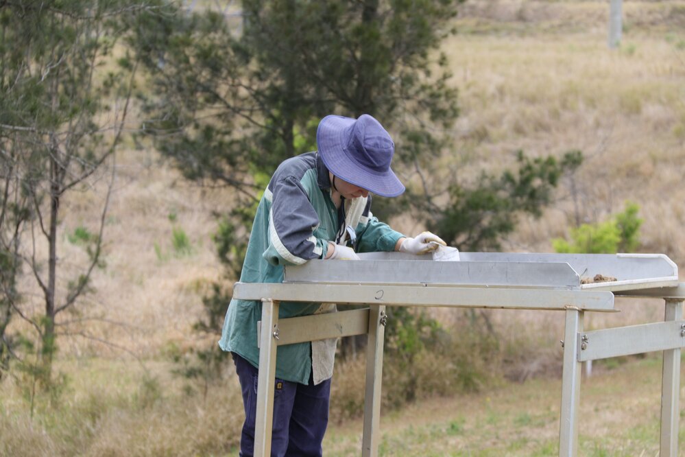 Archaeological dig at the site of the former Bremer Mills, Bundamba, 2021