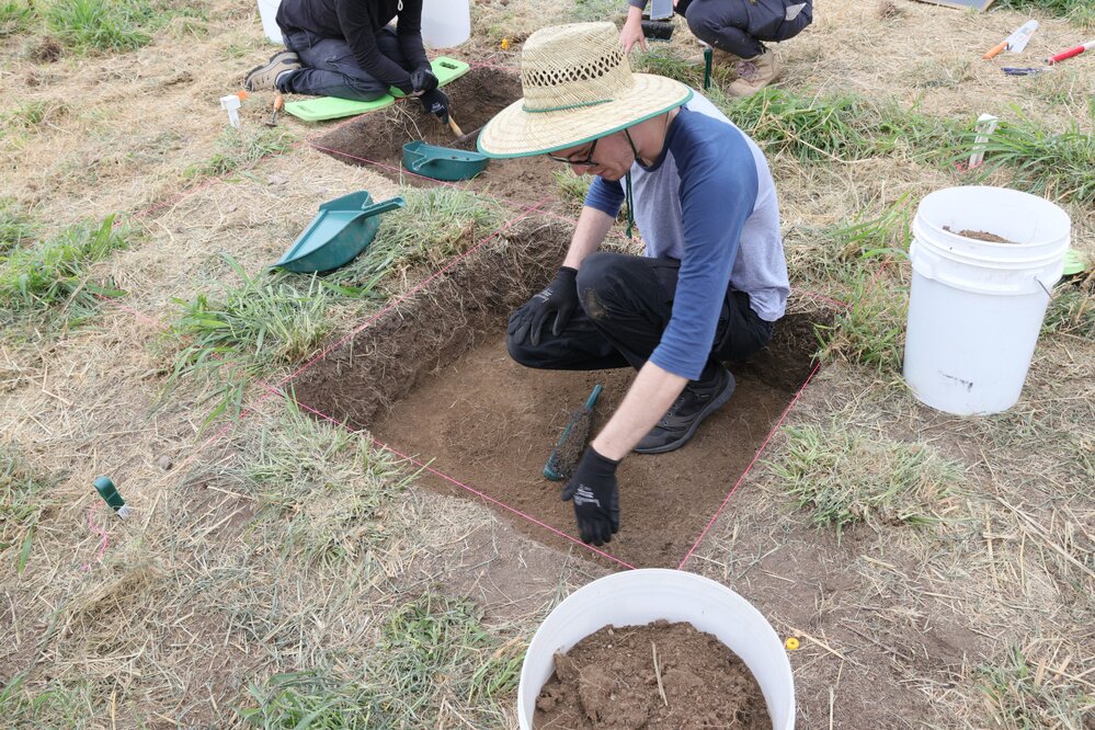 Archaeological dig at the site of the former Bremer Mills, Bundamba, 2021