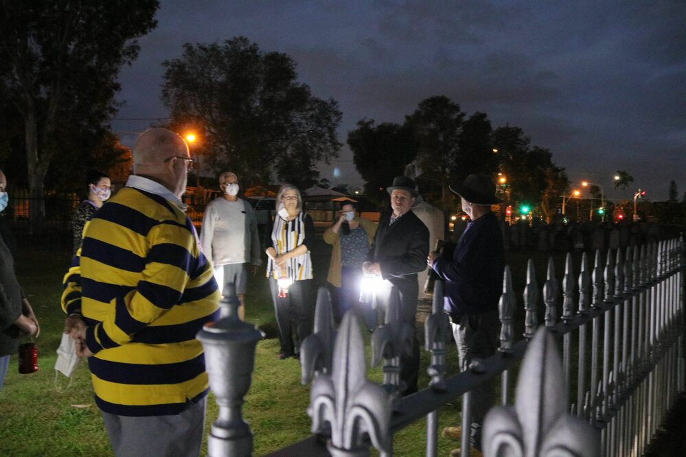 Living History Tour at Ipswich General Cemetery, Galvanized: A Festival of Heritage, Ipswich, September 2021