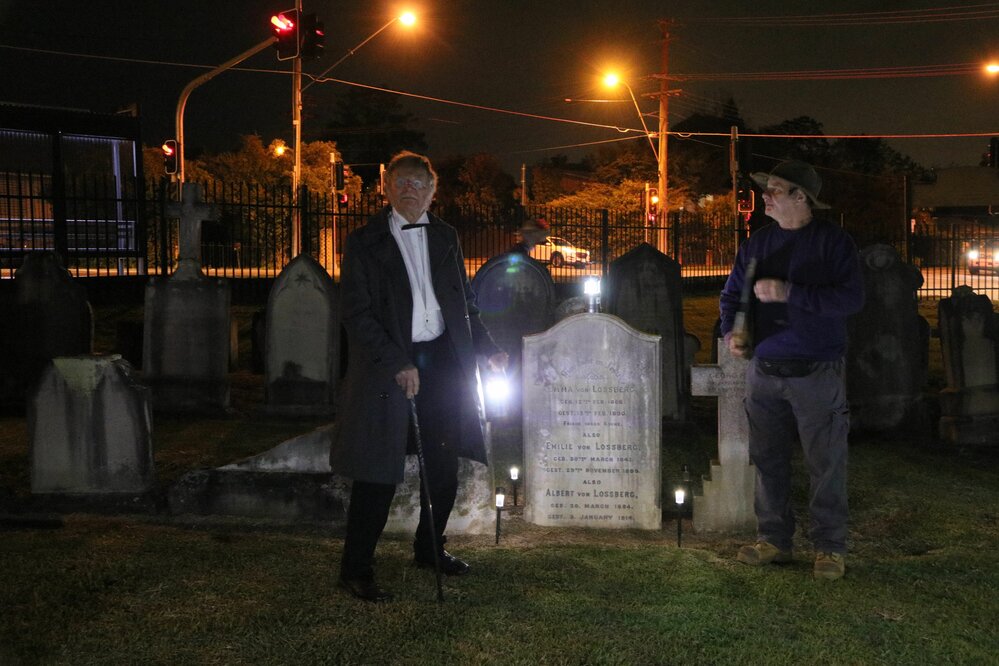 Living History Tour at Ipswich General Cemetery, Galvanized: A Festival of Heritage, Ipswich, September 2021