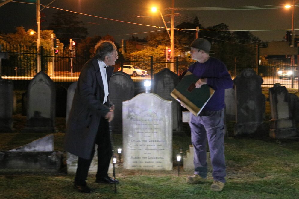 Living History Tour at Ipswich General Cemetery, Galvanized: A Festival of Heritage, Ipswich, September 2021