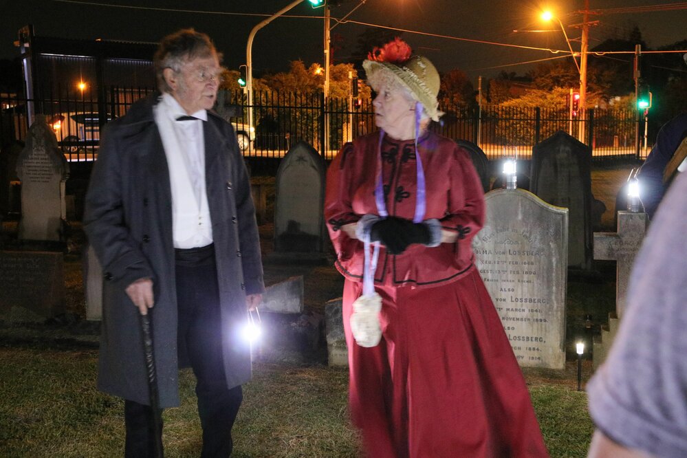 Living History Tour at Ipswich General Cemetery, Galvanized: A Festival of Heritage, Ipswich, September 2021