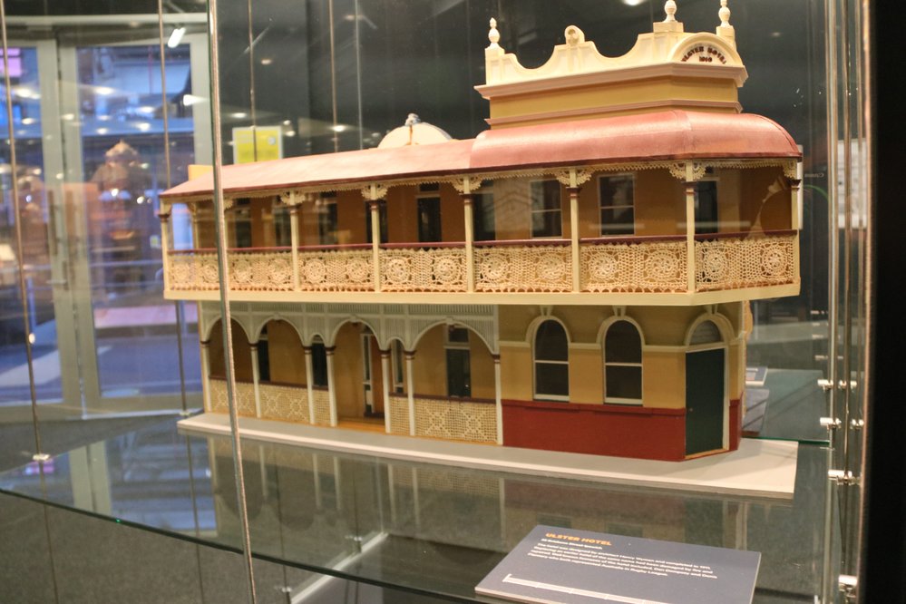 Ulster Hotel, Ipswich Mini Crafters, display at Railway Workshops Museum, North Ipswich, 2021