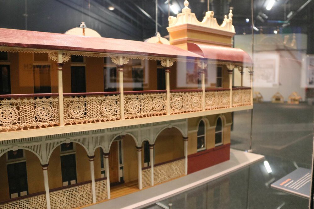 Ulster Hotel, Ipswich Mini Crafters, display at Railway Workshops Museum, North Ipswich, 2021