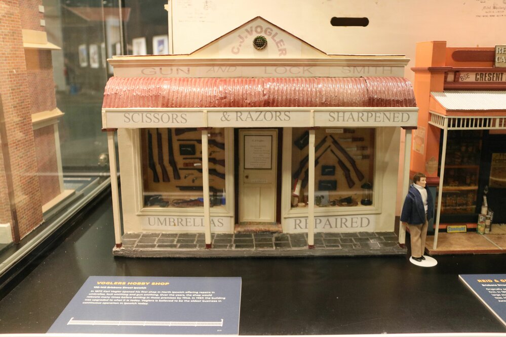 C.J. Vogler, Ipswich Mini Crafters, display at Railway Workshops Museum, North Ipswich, 2021