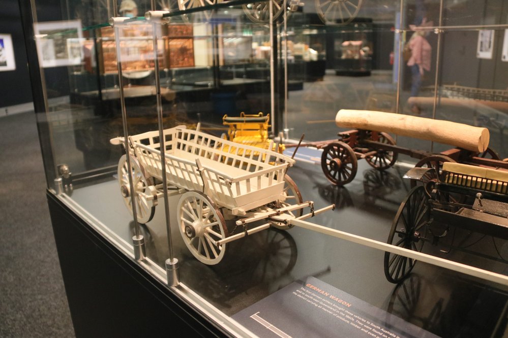 German Wagon, Ipswich Mini Crafters, display at Railway Workshops Museum, North Ipswich, 2021