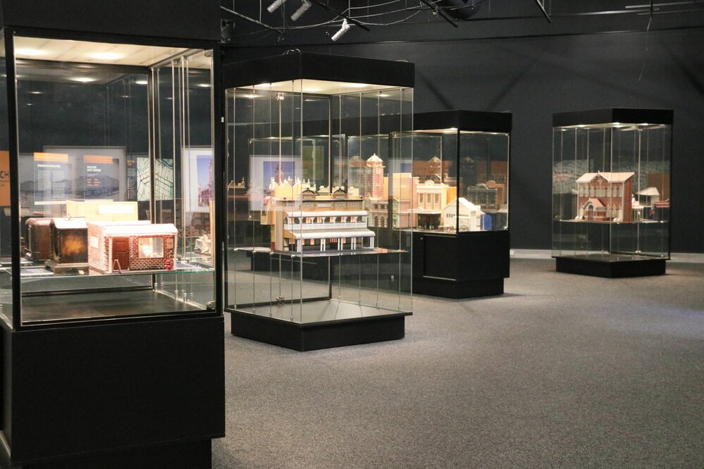 Ipswich Mini Crafters, display at Railway Workshops Museum, North Ipswich, 2021