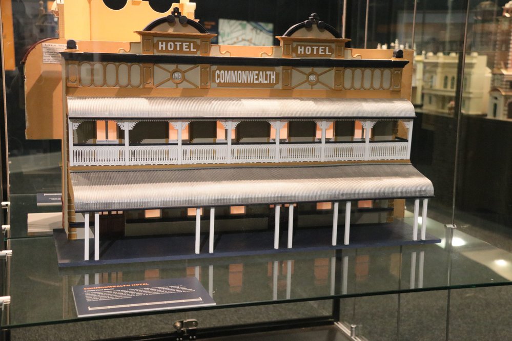 Commonwealth Hotel, Ipswich Mini Crafters, display at Railway Workshops Museum, North Ipswich, 2021