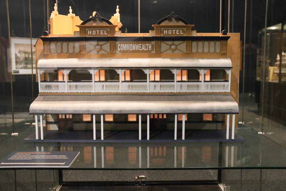 Commonwealth Hotel, Ipswich Mini Crafters, display at Railway Workshops Museum, North Ipswich, 2021