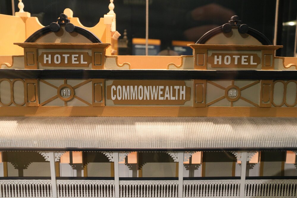 Commonwealth Hotel, Ipswich Mini Crafters, display at Railway Workshops Museum, North Ipswich, 2021
