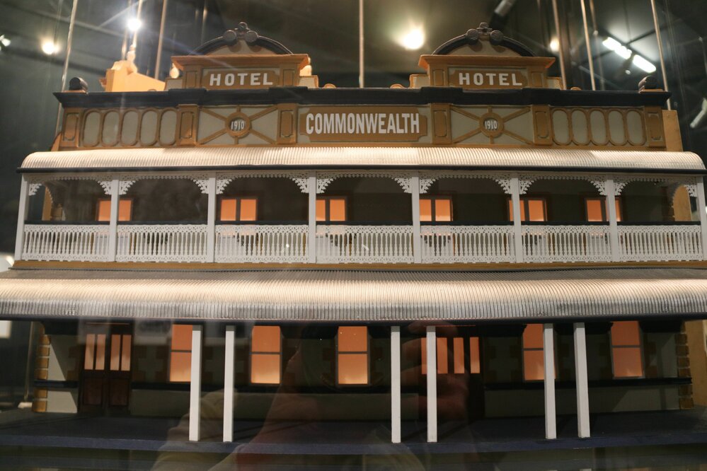 Commonwealth Hotel, Ipswich Mini Crafters, display at Railway Workshops Museum, North Ipswich, 2021