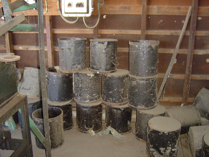 Night Soil Cans at Briggs Road Depot, 2009