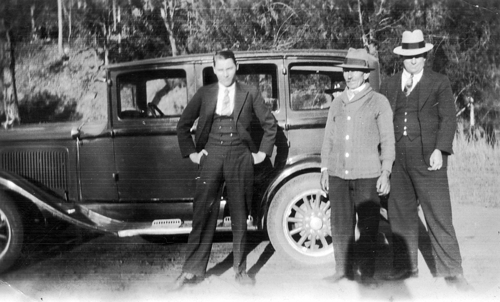 Ron Freiberg, Jacob Katz and Alwyn Daye, Ipswich, 1930s